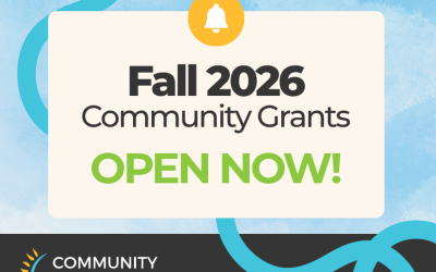 Fall 2026 Community Grant Cycle Now Open